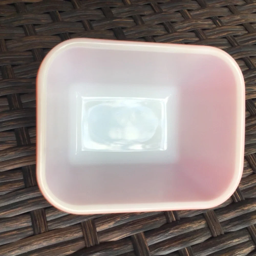 Pyrex Vintage Refrigerator Dish with Lid Primary Red
